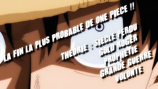 LA FIN DE ONE PIECE  Théorie ONE PIECE [upl. by Zetta]