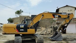 cat 320 excavator working on crusher plant rewa [upl. by Aneerbas]