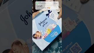 Johnson’sBaby giftset💁🏻‍♀️ johnsonsbestforbaby johnsonsbaby johnsonspromise surprise saidevs [upl. by Olegnaid513]