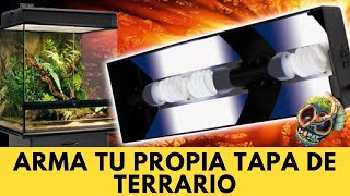 Has tu propia tapa de terrario con lámpara para tu mascota exótica  MORDIDA DE SERPIENTE [upl. by Lemrej]