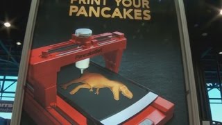 PANCAKE BOT  The Worlds First Pancake Printer  Video by HomeChannelTVcom [upl. by Kamp485]