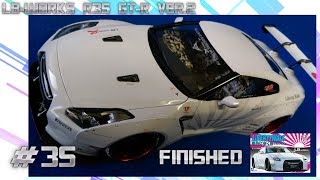 【車のプラモデル】アオシマ 124 リバティーウォーク LBWORKS R35 GTR Ver2 35【完成】 [upl. by Hnil]