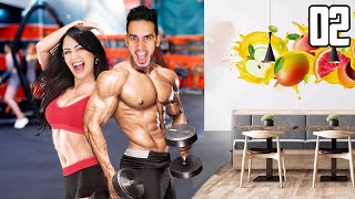 ABRIMOS UNA CAFETERIA EN EL GIMNACIO Y LO PINTAMOS Gym Simulator 2 [upl. by Marielle394]