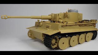 Airfix  Academy 135 Tiger 1 Early Citadel Full Build Review [upl. by Shoshanna148]