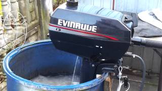 1998 Evinrude 4 hp outboard motor 2 stroke dwusuw [upl. by Hendren]