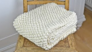 WolldeckePlaidBlanket stricken  Vorstellung eines Strickkit von quotWE ARE KNITTERSquot [upl. by Free]