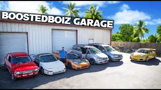 BoostedBoiz INFAMOUS Car Collection  Garage Tour Record Holding Hondas [upl. by Morly]