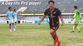 A Day In The Life Of Pro Football player match day JFootball hat trick [upl. by Onaicnop]