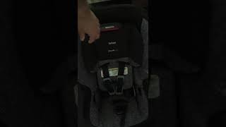 How to adjust Britax Marathon car seat shoulder straps [upl. by Noyek]