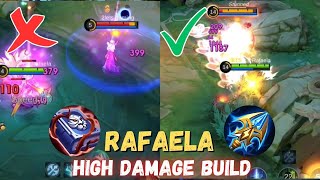 WHEN NO ONE EXPECTED RAFAELA TO DEAL SO MUCH DAMAGE MY TEAM DOUBTED ME  RAFAELA BEST BUILD 2024 [upl. by Aydidey]