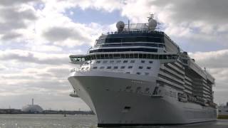 Celebrity Eclipse and Oriana departs from City Cruise and Mayflower Terminal 3rd May 2013 [upl. by Emad]