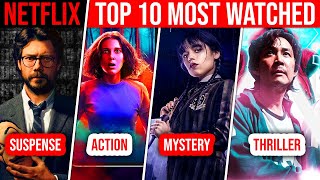 Top 10 Most Watched NETFLIX Web SeriesShows IMDb  You shouldnt Miss [upl. by Sokul]