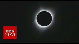 A total solar eclipse sweeping across the US BBC News [upl. by Earej773]