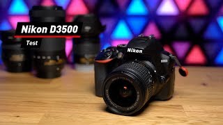 EinsteigerDSLR Kompakte Nikon D3500 im Test [upl. by Peti]