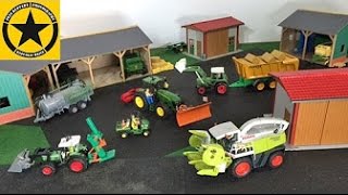 BRUDER Toys TRACTORS bworld BIG FARM Super Selection [upl. by Seyler]