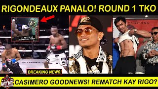 BREAKING Rigondeaux Panalo KO 44 anyos Champion Parin Rematch kay Casimero [upl. by Erdah]