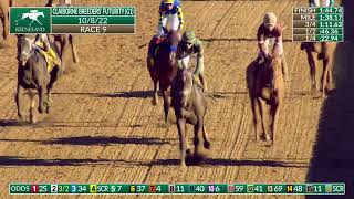 Forte Wins the 2022 Claiborne Breeders’ Futurity G1 [upl. by Arreyt356]