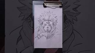 Sukuna drawing  kallu kaliya x juttni punjabi  sukuna jujutsukaisen drawing art anime edit [upl. by Beatrix915]