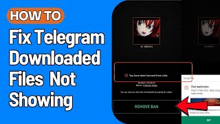 Fix Telegram Downloaded Files amp Media Not Showing [upl. by Enytsuj772]