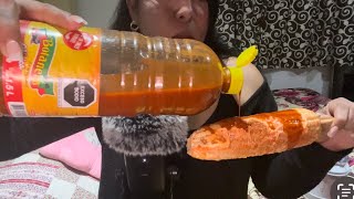 💦ASMR EN ESPAÑOL COMIENDO UN ELOTE CON MUCHA SALSA 🔥 [upl. by Karl]