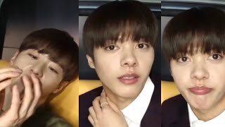 VLIVE Feeldog explaining the drawing he drew on Hansol’s neck with ENG subs [upl. by Ahmed202]