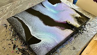 Going BIG Color Shifting amp Pearl Combination  Acrylic Pour [upl. by Jehovah914]