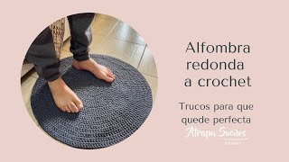 Alfombra a Crochet redonda [upl. by Sivad320]