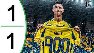 Cristiano Ronaldo celebrates 900 Goals  AlNassr vs AlAhli 11 Extended Highlights amp Goals 2024 [upl. by Caton]