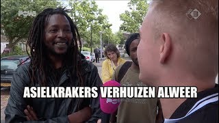 Asielkrakers verhuizen alweer [upl. by Ymij]