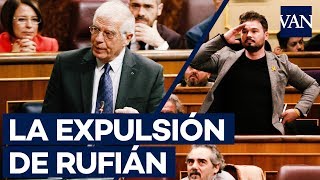 La EXPULSIÓN COMPLETA de Rufián del Congreso [upl. by Ynattyrb]