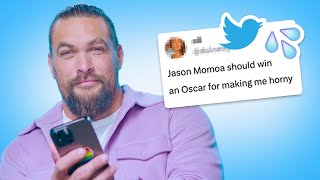 Jason Momoa Reads Thirst Tweets [upl. by Dulcinea]