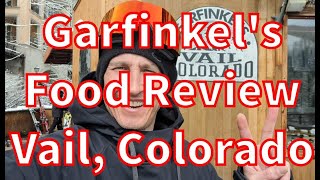 Garfinkels Food Review Vail Colorado [upl. by Isyed636]