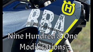 Nine Hundred and One Modifications  HUSQVARNA NORDEN 901 EXPEDITION [upl. by Bonaparte]