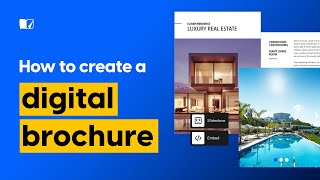 How to Create a Digital Brochure  Flipsnackcom [upl. by Eillor]