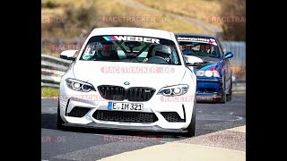 BMW M2 Competition vs BMW E36 M3 S54B32  Nürburgring Nordschleife  Trackbattle [upl. by Jamaal]