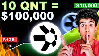 QNT SUPPLY SHOCK 🤯 10 QNT  100000 [upl. by Statis]