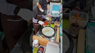 Delicious Korea Famous Grandpa’s Street Crepe  Korean Street Food [upl. by Otreblanauj]