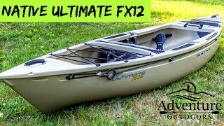 Native Ultimate FX12 Kayak  Very Stable Fishing Kayak [upl. by Darach]