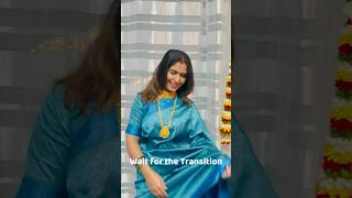 Saree transition reel  Indian mom  Diwali 🪔 Look  trending Marathi song [upl. by Renraw868]