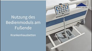 Krankenhausbetten  Funktionsvideo  Bedienmodul  Stiegelmeyer [upl. by Itsirc]