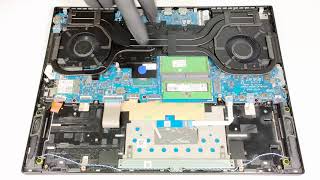 🛠️ How to open HP OMEN Transcend 16 u1000  disassembly and upgrade options [upl. by Rhetta]