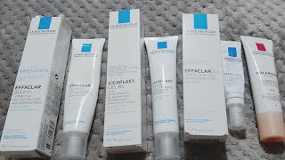 LA ROCHEPOSAYتجربتي فمنتوجات ضد الحبوب والعناية بالبشرة effaclar AI💎Cicaplast Gel b5 Effaclar duo [upl. by Airotahs]