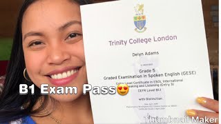 GESE B1 EXAM TRINITY COLLEGE  PERSONAL EXPERIENCE [upl. by Wadlinger]