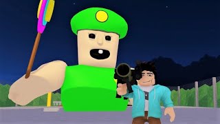 Buff Police Family Prison Run Escape Roblox Obby [upl. by Pyne]