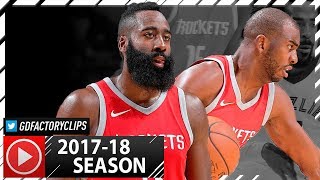 James Harden amp Chris Paul Full PS Highlights vs Grizzlies 20171011  TOO SICK [upl. by Byers452]