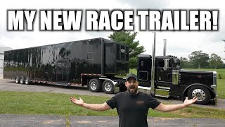 My NEW 53Ft Race Trailer is Finally DONE FULL TOUR [upl. by Herahab]