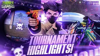 ZHYRX TOURNAMENT HIGHLIGHTS 🔥  BGMI [upl. by Harat837]