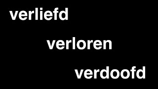 Toverberg  Verliefd Verloren Verdoofd [upl. by Sedrul]