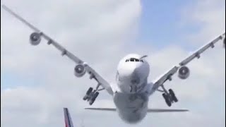 FUNNY DANCING Plane  Funny Airplane Video  Viral Airbus Dance [upl. by Erdnael]