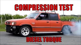 DIESEL COMPRESSION TEST DIESEL 3RD GEAR DOUGHNUTS [upl. by Nevaeh511]